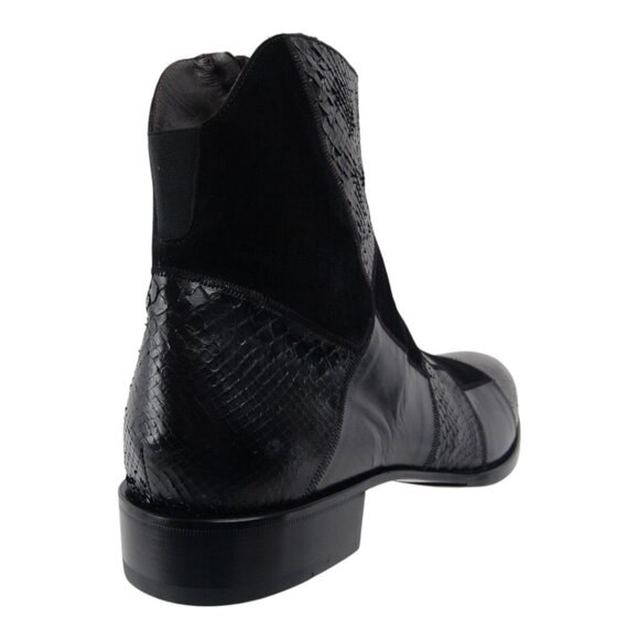 CESARE PACIOTTI ITALIAN HANDMADE FANCY PYTHON BOOTS US 12 NEW IN BOX main image 9